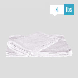 Shop Towel - White (Recycled) - 4 Lbs (Poly Bag)