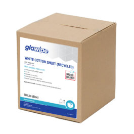 White Cotton Sheet (Recycled) - 50 Lbs (Box)