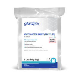 White Cotton Sheet (Recycled) - 4 Lbs (Poly Bag)